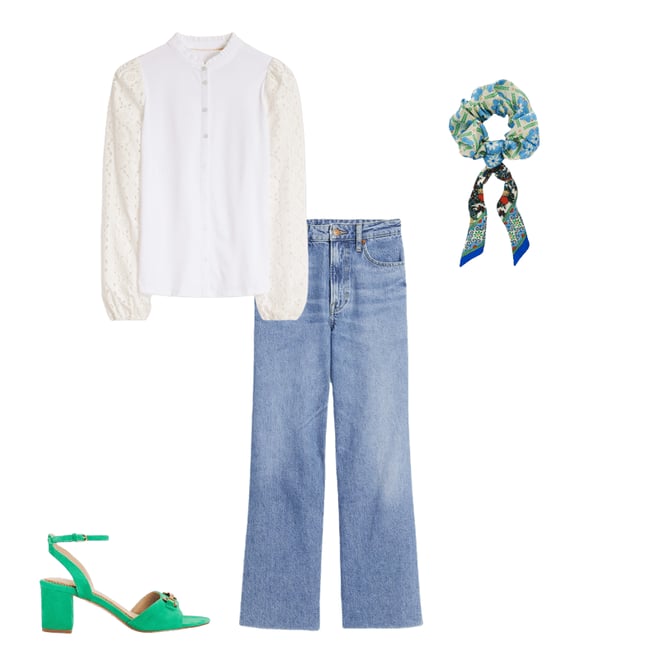 3rd bundle featuring 3 items which compliment Eden Broderie Blouse-White
