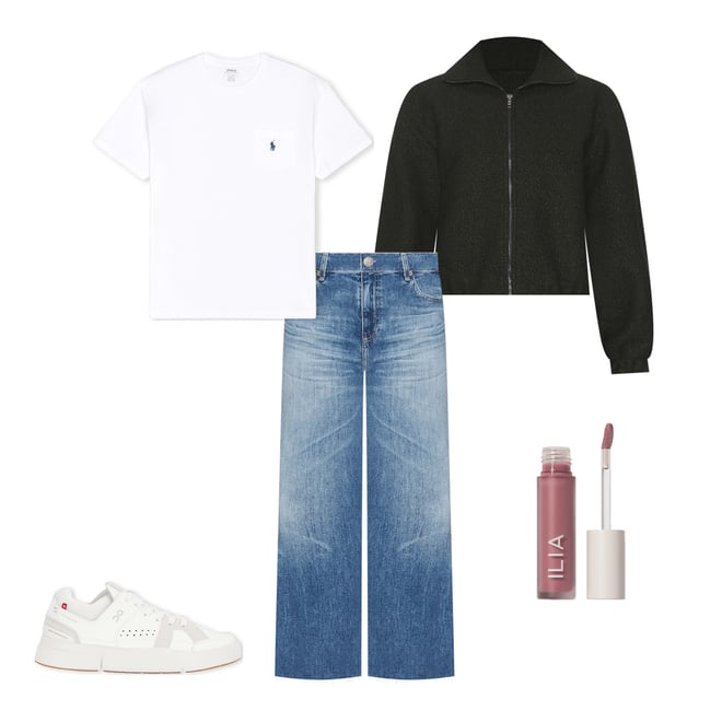 1st bundle featuring 4 items which compliment Saige Wide Leg Crop
