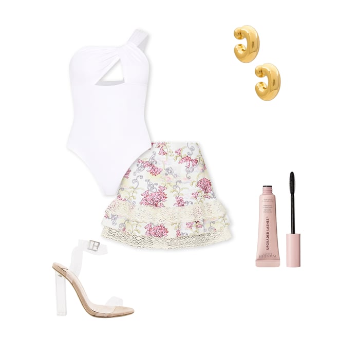 3rd bundle featuring 4 items which compliment Jimena One Shoulder Bodysuit