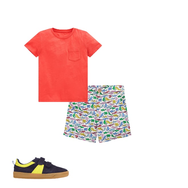 2nd bundle featuring 2 items which compliment Everyday Short Sleeve T-Shirt-Coral Orange
