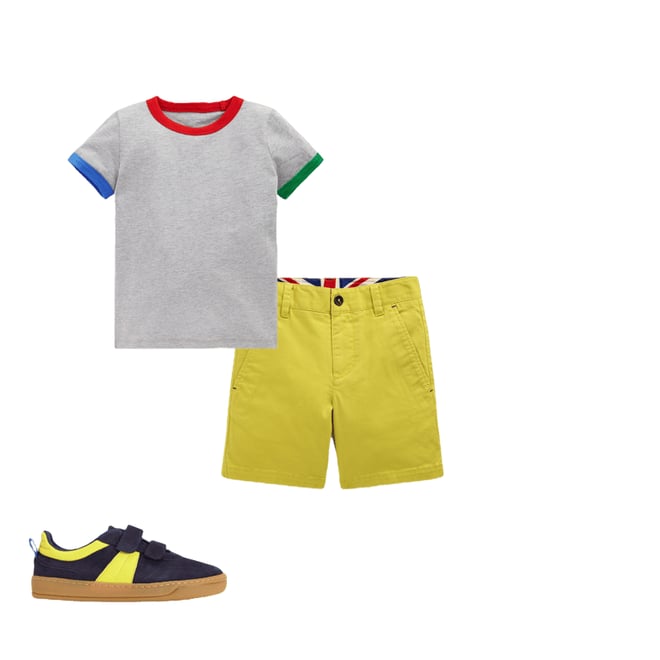 4th bundle featuring 2 items which compliment Classic Chino Shorts-Pineapple Yellow