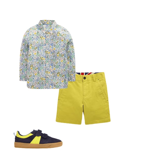 1st bundle featuring 2 items which compliment Classic Chino Shorts-Pineapple Yellow