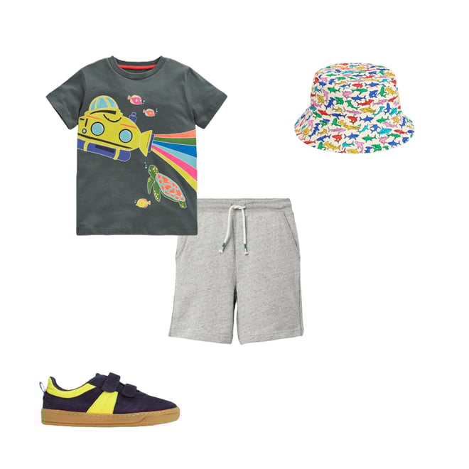 4th bundle featuring 3 items which compliment Glow-In-The-Dark T-shirt-Smoke Submarine