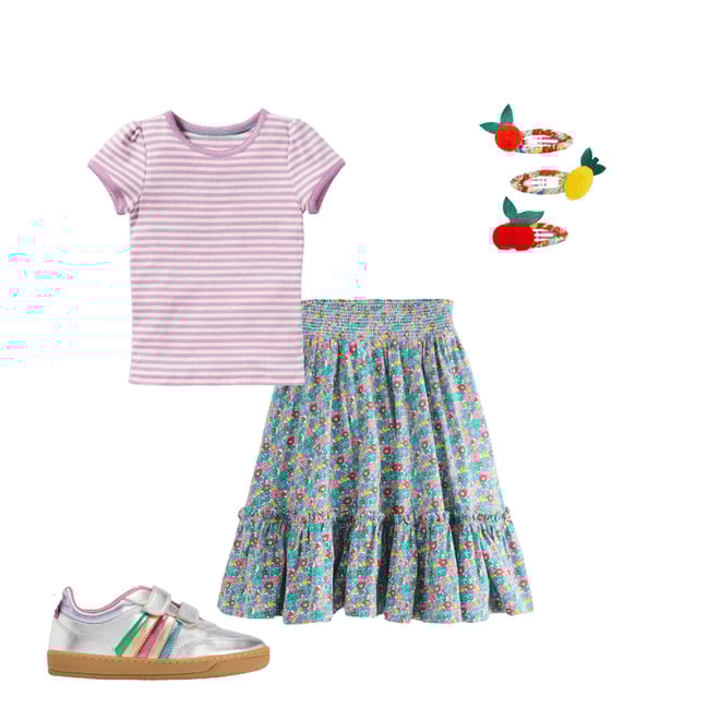 1st bundle featuring 3 items which compliment Short Sleeve Pointelle Top