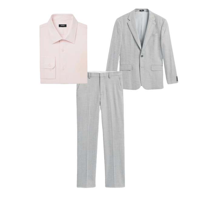 Slim Solid Stretch 1mx Dress Shirt