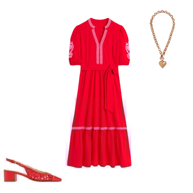 4th bundle featuring 2 items which compliment Amara Embroidered Jersey Dress