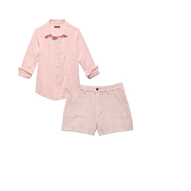 2nd bundle featuring 1 items which compliment  Marne Split-Back Shirt - Pink