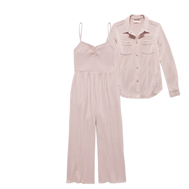 1st bundle featuring 1 items which compliment Jenny Gauze Jumpsuit - Mauve