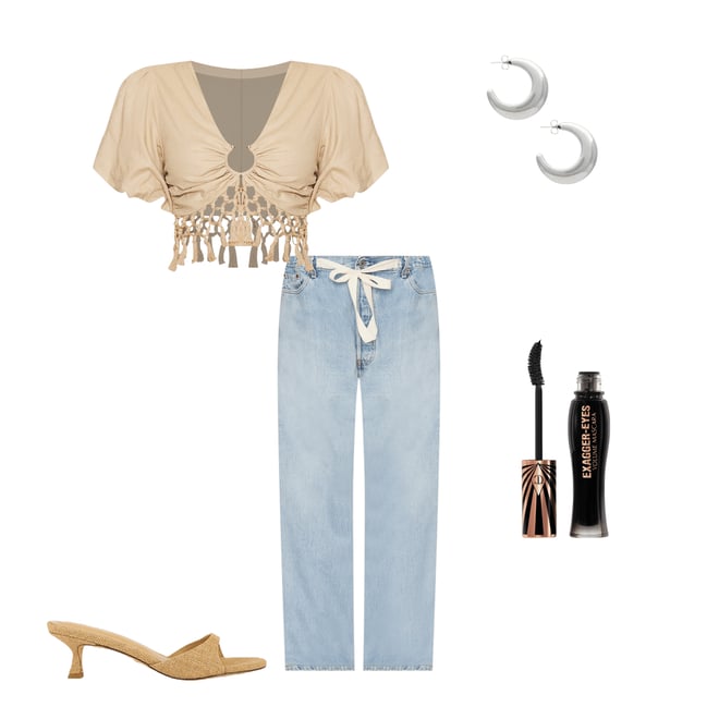 1st bundle featuring 4 items which compliment Drawstring Maternity Jeans