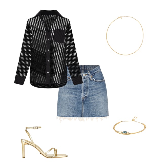 1st bundle featuring 4 items which compliment Bronte Button Down Top