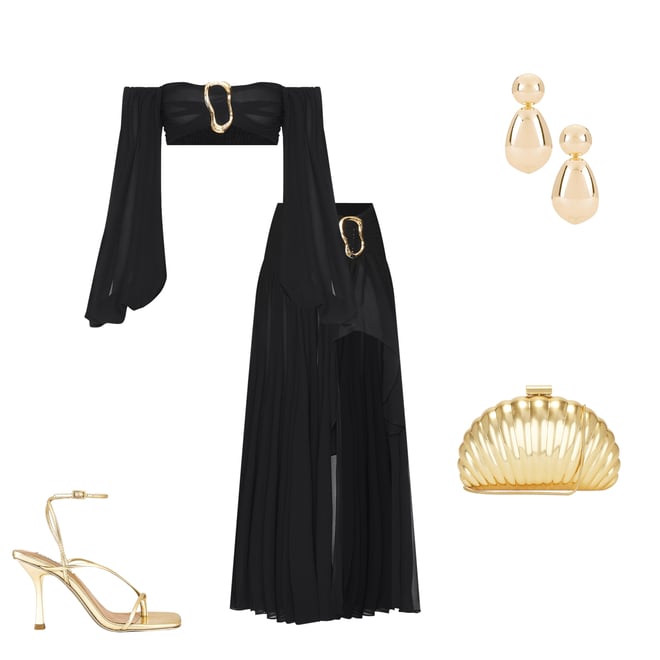 5th bundle featuring 4 items which compliment Monet Shell Clutch