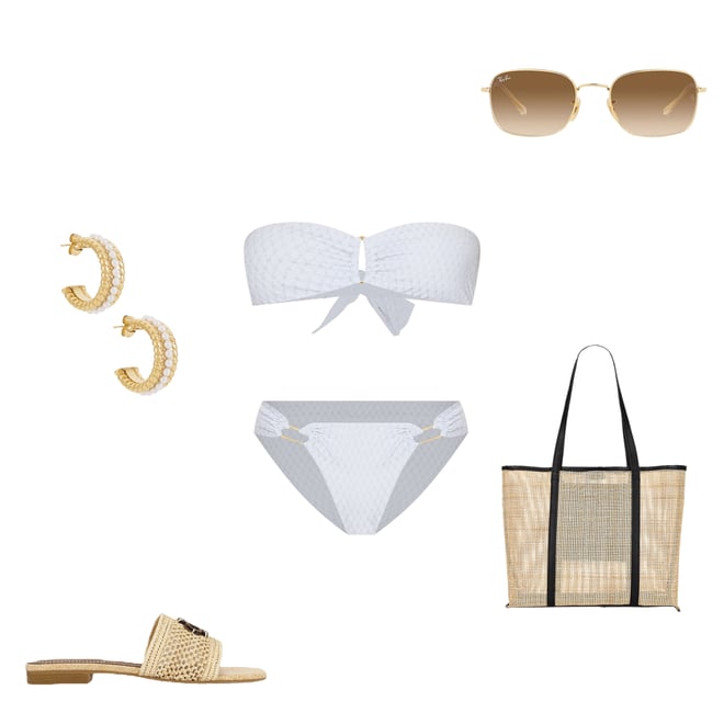 1st bundle featuring 5 items which compliment Delphi Flat Sandal