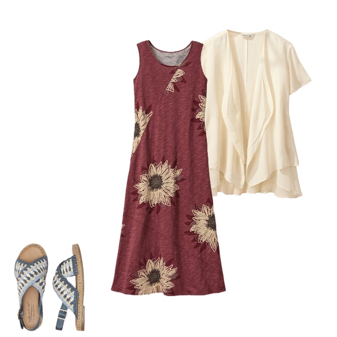 Desert Blooms Knit Dress