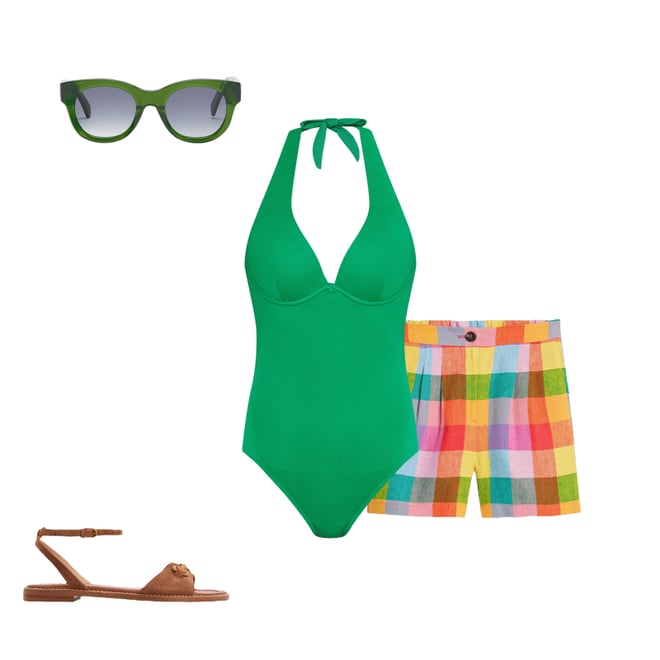5th bundle featuring 3 items which compliment Dulwich Linen Shorts, Rainbow Multigingham