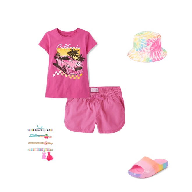 5th bundle featuring 4 items which compliment Girls Twill Pull On Shorts