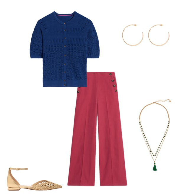 1st bundle featuring 4 items which compliment Pointed Toe Cap Flats