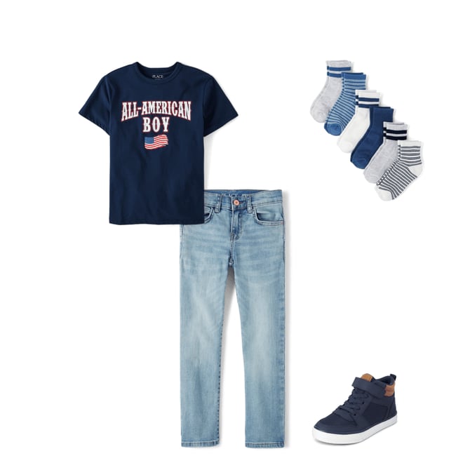 5th bundle featuring 3 items which compliment Boys Straight Jeans