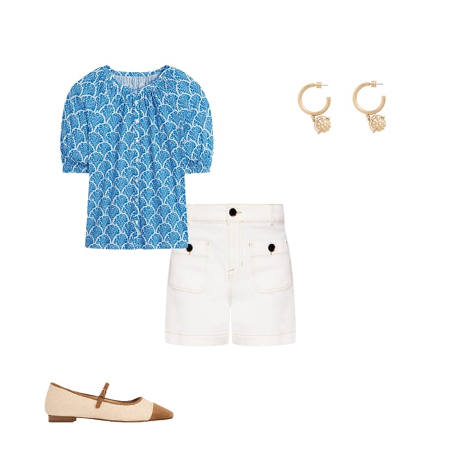 2nd bundle featuring 3 items which compliment Isla Jersey Shirt-Cerulean Blue, Blossomy