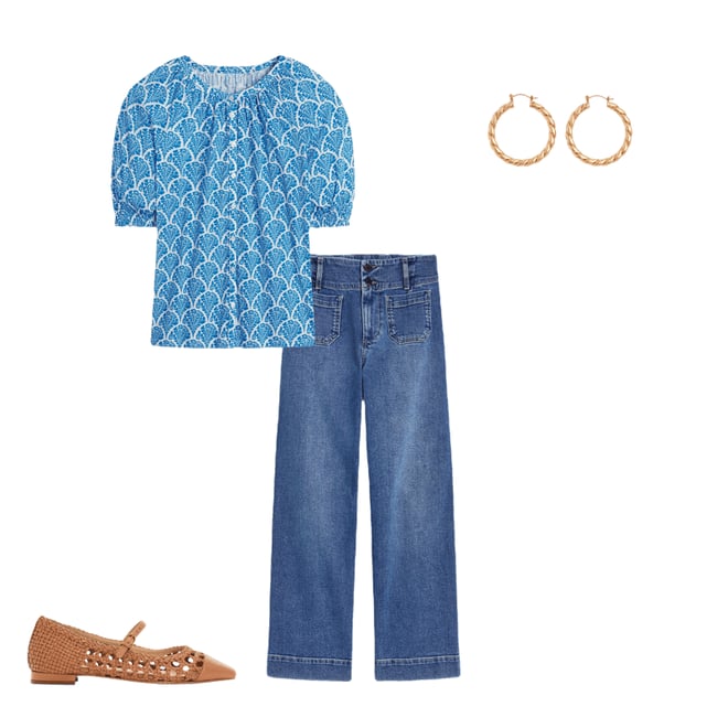 3rd bundle featuring 3 items which compliment Isla Jersey Shirt-Cerulean Blue, Blossomy