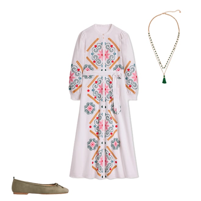 2nd bundle featuring 2 items which compliment Ruby Linen Blend Shirt Dress