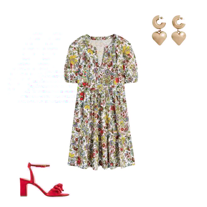 3rd bundle featuring 2 items which compliment Piper Short Jersey Dress-Multi, Citrus Vine