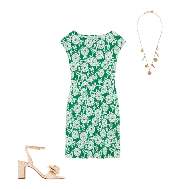 2nd bundle featuring 2 items which compliment Florrie Jersey Dress-Rich Emerald, Blossom Swirl