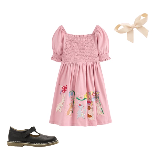 2nd bundle featuring 2 items which compliment Clare Shirred Appliqué Dress