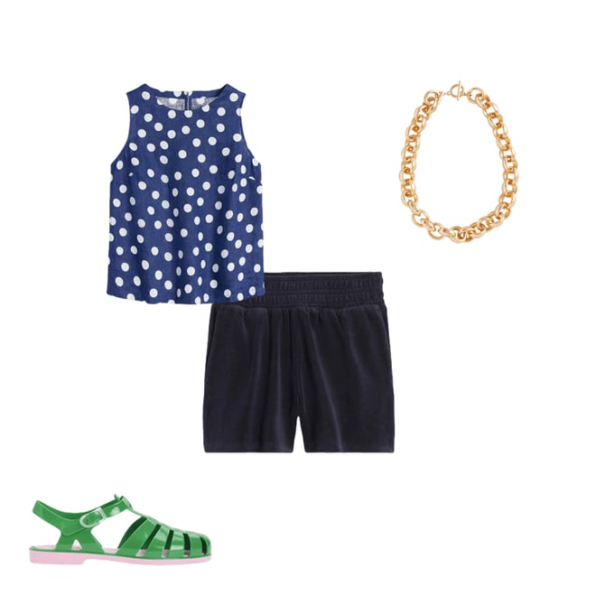 1st bundle featuring 3 items which compliment Linen Shell Top