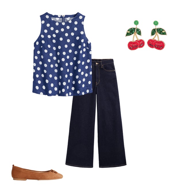 4th bundle featuring 3 items which compliment Linen Shell Top