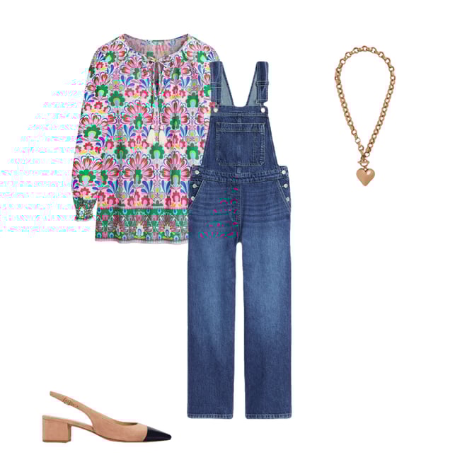 3rd bundle featuring 3 items which compliment Easy Cotton Blouse-Multi, Decorative Dandelion