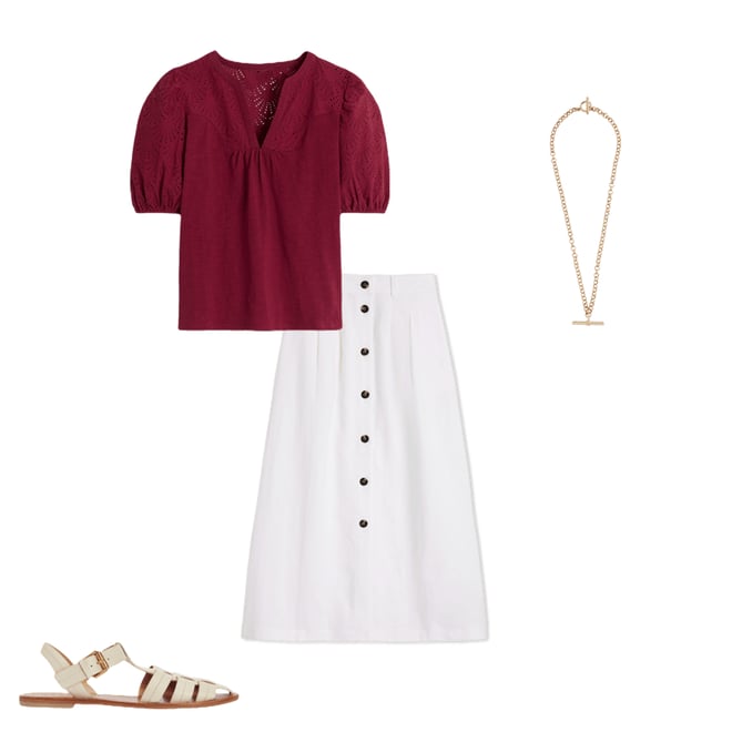 4th bundle featuring 3 items which compliment Dolly Broderie Top
