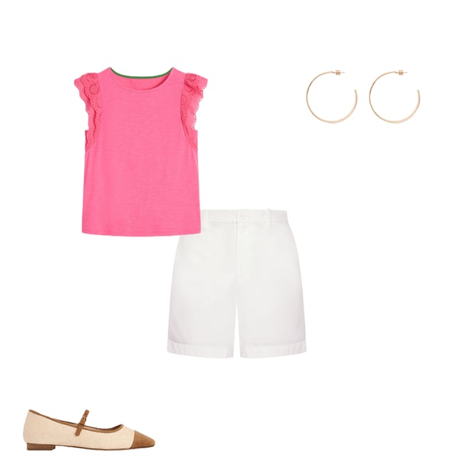 2nd bundle featuring 3 items which compliment Barnsbury Chino Shorts-White