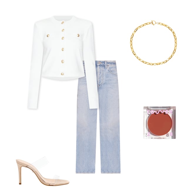 3rd bundle featuring 4 items which compliment Dahlia Bow Leg Baby Roll Jeans