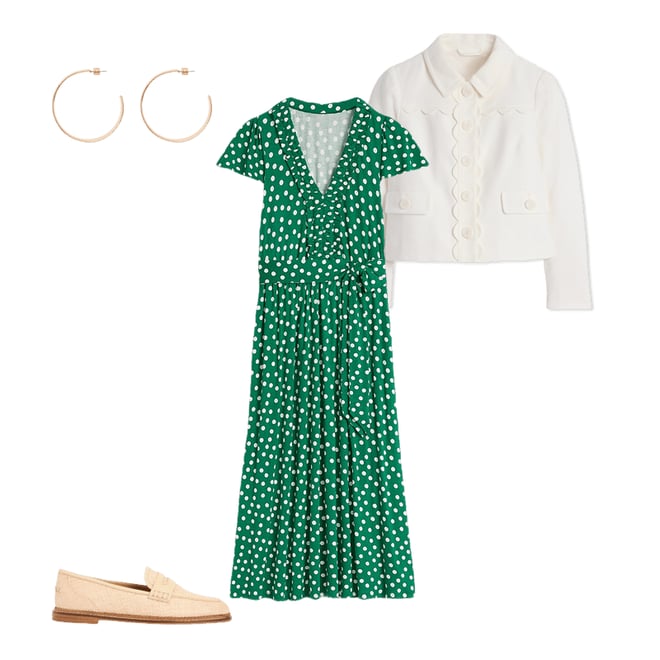 6th bundle featuring 3 items which compliment Scallop Jacket-Ivory