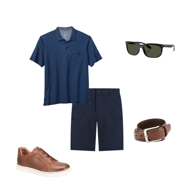 Cremieux Pebble Contrast Stitch Belt | Dillard's
