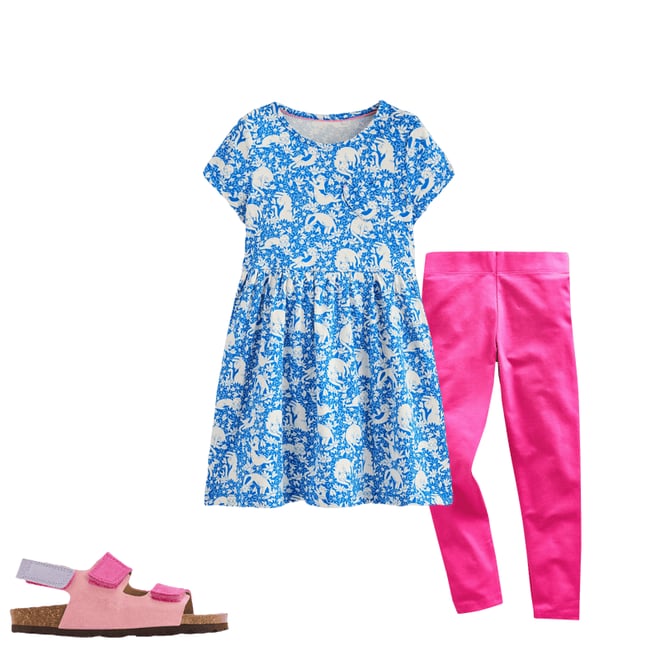 3rd bundle featuring 2 items which compliment Heart Pocket Fun Jersey Dress-Kingfisher Blue Kitten Meadow
