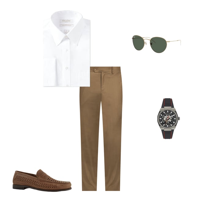 パンツ PAROSH FW25 GABARDINE PANTS (D231491 LILIUXY25086) Men's Gabardine Pants | Comfort, Style, and Durability