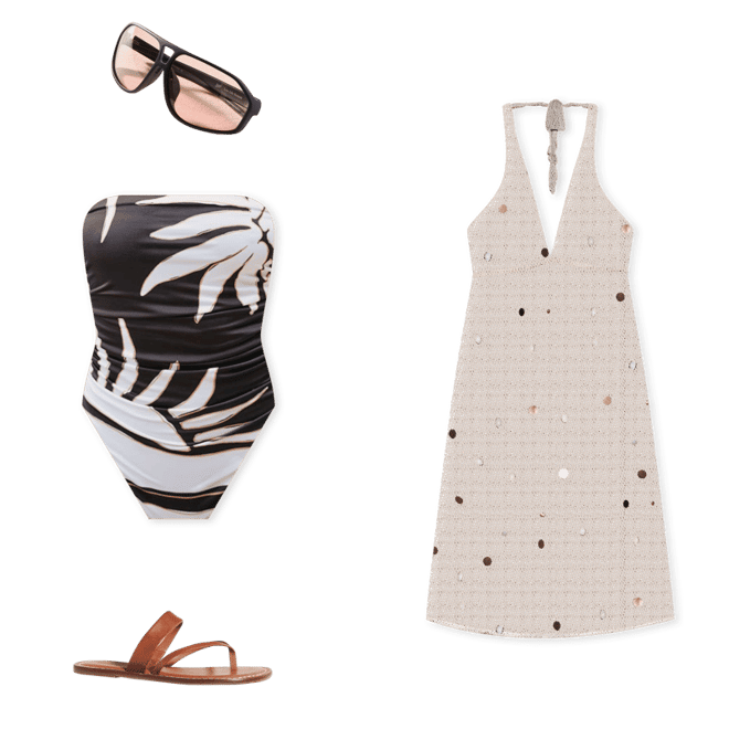 Cala de la Cruz x Anthropologie Giacomo One-Piece Swimsuit