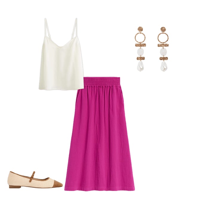 1st bundle featuring 3 items which compliment Silk Cami-Ivory