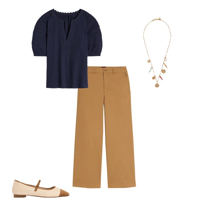 2nd bundle featuring 3 items which compliment Barnsbury Crop Chino Pants-Hazelnut Brown