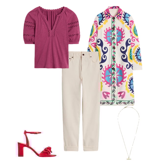 4th bundle featuring 4 items which compliment Maisy Rikrak Trim Top