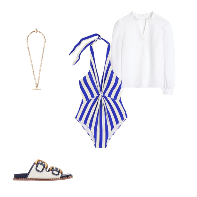 2nd bundle featuring 3 items which compliment Ruched Loop Swimsuit