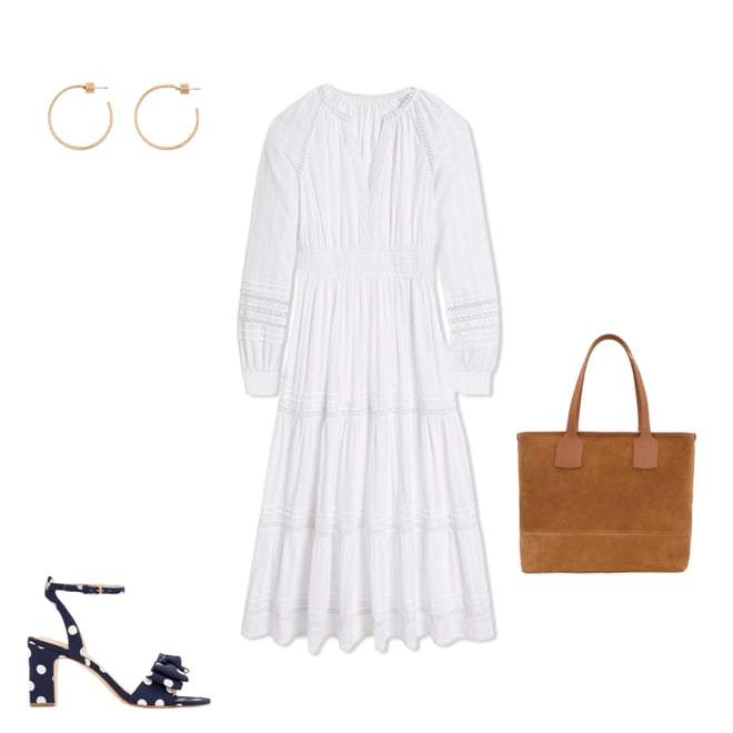 3rd bundle featuring 3 items which compliment Ruffle Smocked Cotton Dress