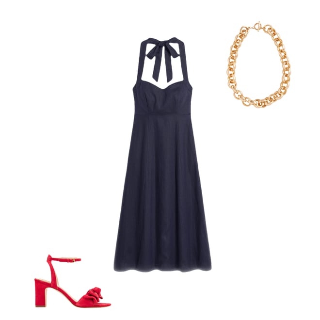 3rd bundle featuring 2 items which compliment Halter Linen Dress