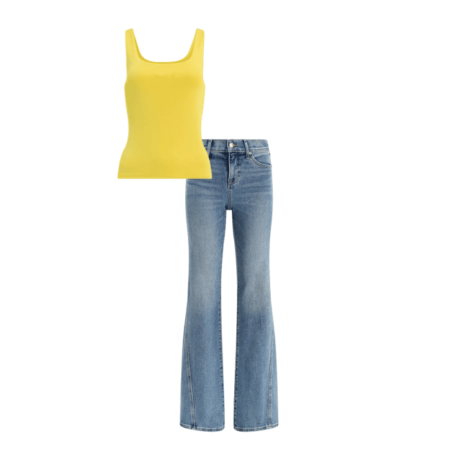 Body Contour Compression Scoop Neck Tank