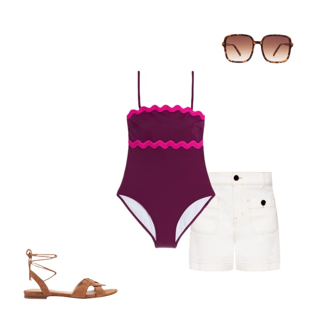 3rd bundle featuring 3 items which compliment Giant Rik Rak Swimsuit-Chocberry, Jewel