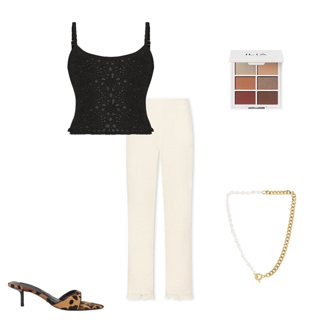 5th bundle featuring 4 items which compliment Shar Boucle Pant