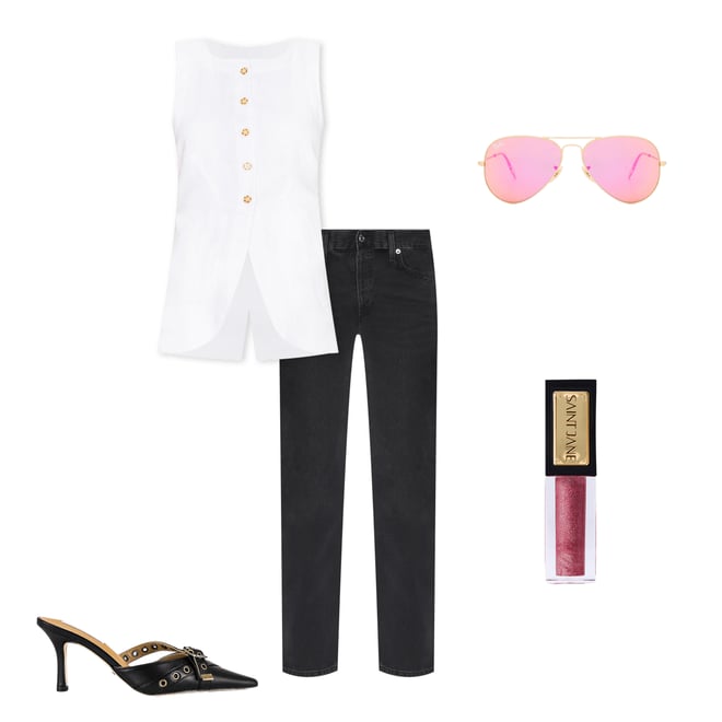 2nd bundle featuring 4 items which compliment Lana Mid Rise Straight
