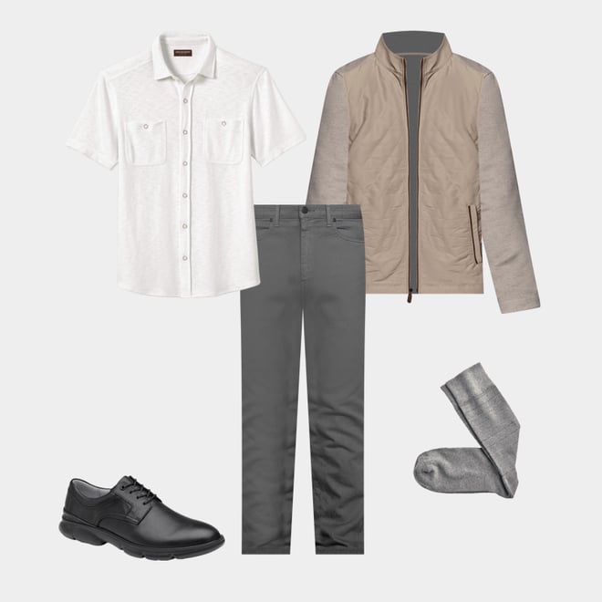 1st bundle featuring 4 items which compliment Quilted Full-Zip