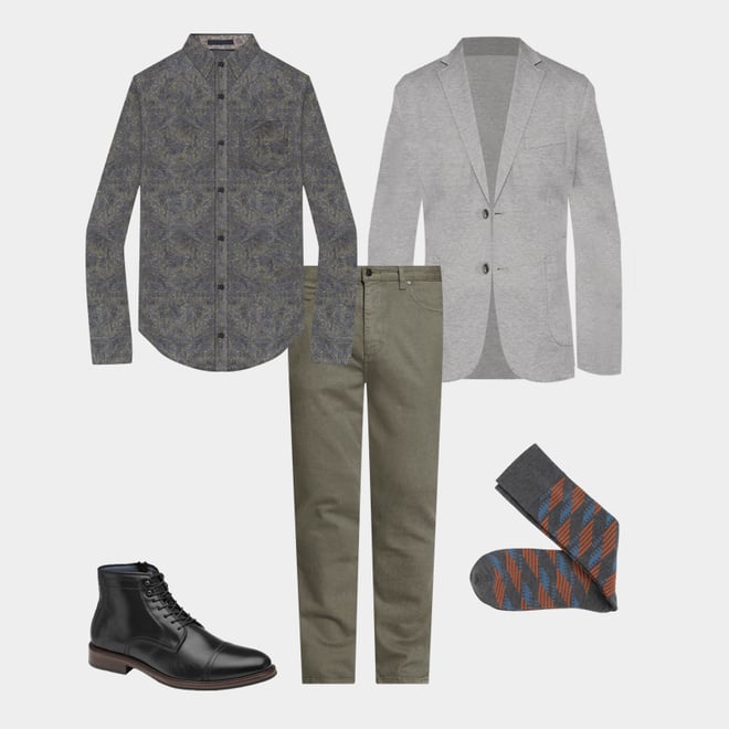 1st bundle featuring 4 items which compliment XC Flex® Raleigh Cap Toe Zip Boot